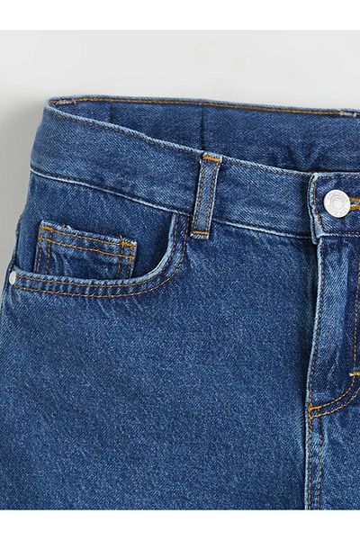 LC Waikiki Lcw Kids Indigo Basic Boy Jean Shorts