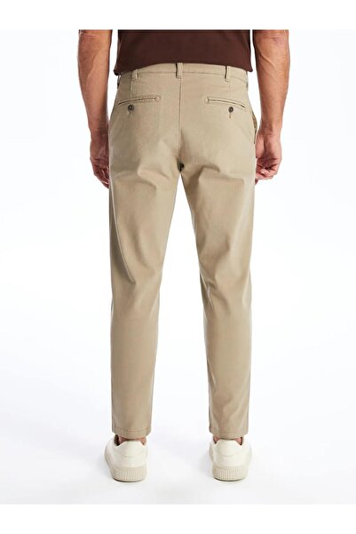 LC Waikiki LCWAIKIKI Classic Bej Dar Kalıp Erkek Chino Pantolon