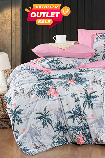 MyStory Home Pouze dvojitý povlak na přikrývku Palm Outlet (chybný)