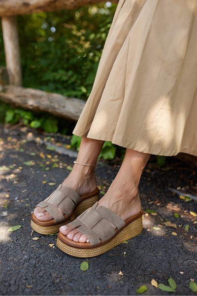 ANGELİNA JONES Joey Women's Taba Suet Filled Soles Slippers