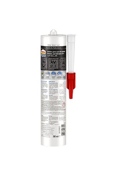 Pattex Kitchen and Bath Premium Long Lasting Silicone Sealant White 280ml