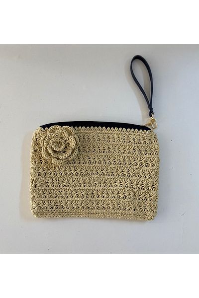 Beril Knitted Portfolio Bag