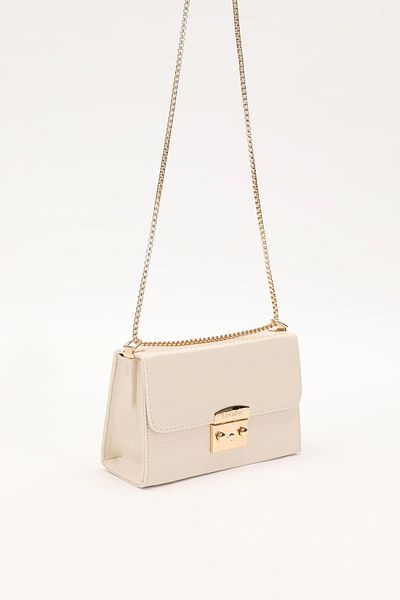 Levidor 930182 Cream Patent Leather Women's Shoulder Bag Levidor