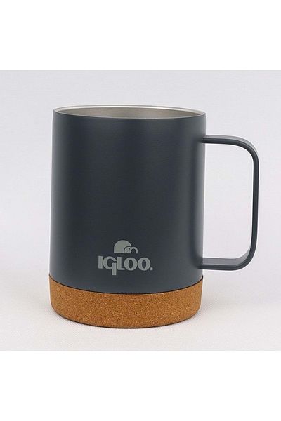 IGLOO Cork Mug 350ml Thermos Mug Cup Flask Smoked