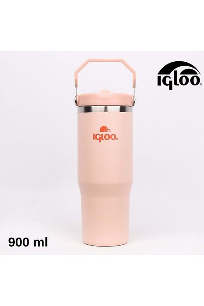 IGLOO Powder Thermos 900ml Flask Salmon