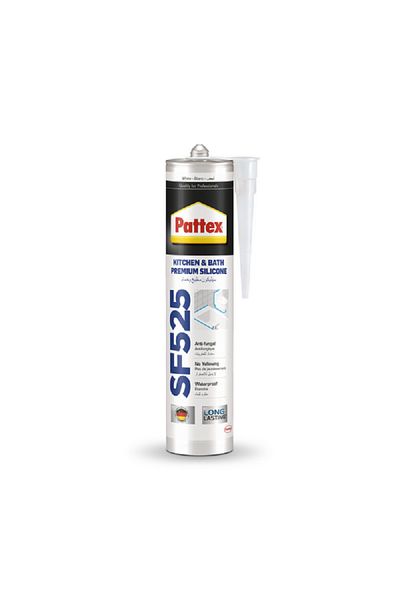 Pattex Kitchen and Bath Premium Long Lasting Silicone Sealant White 280ml