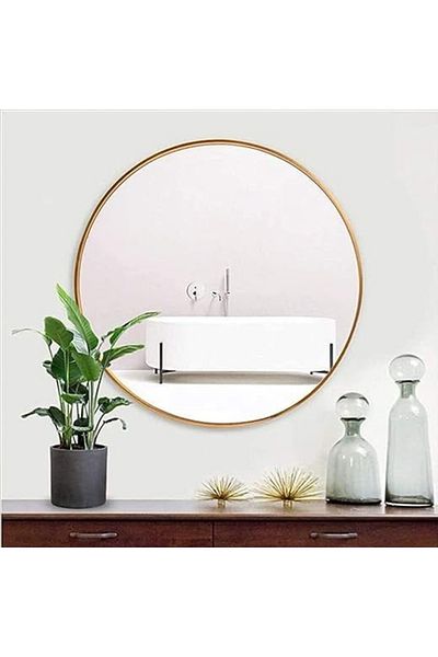 DEC4 Shatterproof circular mirror, size 80*80 cm, multiple frame colors