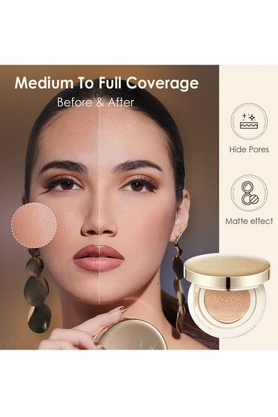 Focallure Poreless Matte Air Cushion Foundation-FOCALLURE