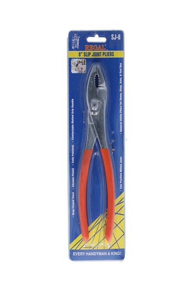Regal l Drop Forged Steel Slip Joint Pliers with Matted Grip Handle