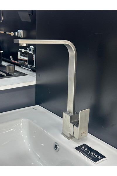 Boheme Inox Corner Pipe Sink Faucet