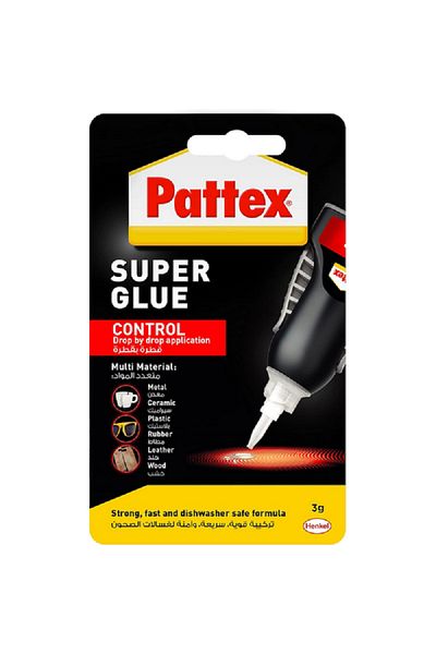 Pattex Multi-Material Fast Drying Liquid Super Glue Clear 3g
