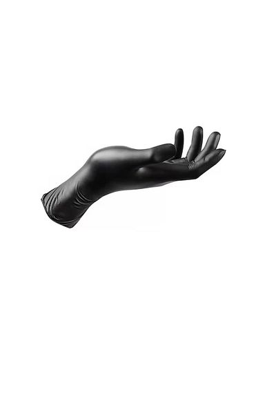 OriStout Set of 50 disposable gloves OriStout, M, vinyl, black