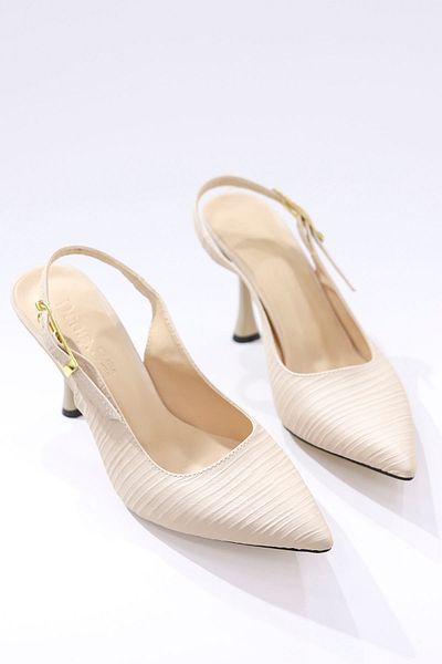 Mamito Ayakkabı Dns 010 Adjustable Buckle Detailed Heeled Shoes