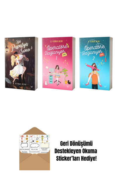 Artemis Yayınları K. Kübra Berk 3 Kitap Set + Okuma Sticker'ları