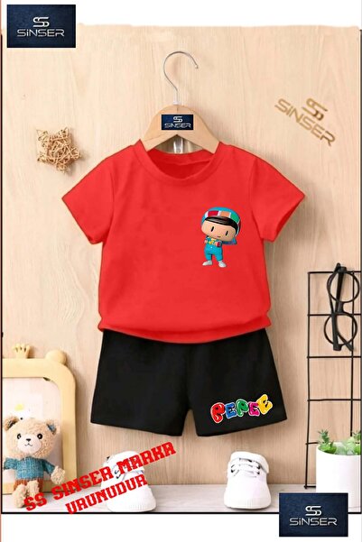 SS SİNSER Children's Unisex “Pepee Sleeves Tied“ Custom Printed Crew Neck T-S...
