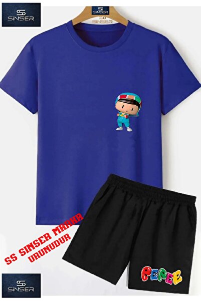 SS SİNSER Children's Unisex “Pepee Sleeves Tied“ Custom Printed Crew Neck T-S...