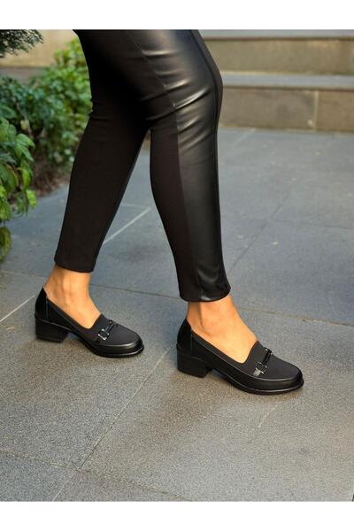 DİVA Diva Siyah Tokalı Kadın Günlük Ayakkabı