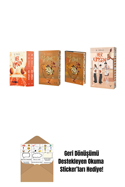 Artemis Yayınları R. İdeli 4 Kitap Set + Okuma Sticker'ları