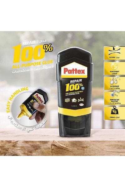Pattex Repair 100% Waterproof and Temperature Resistant Multi-Purpose Glue Clear 50g