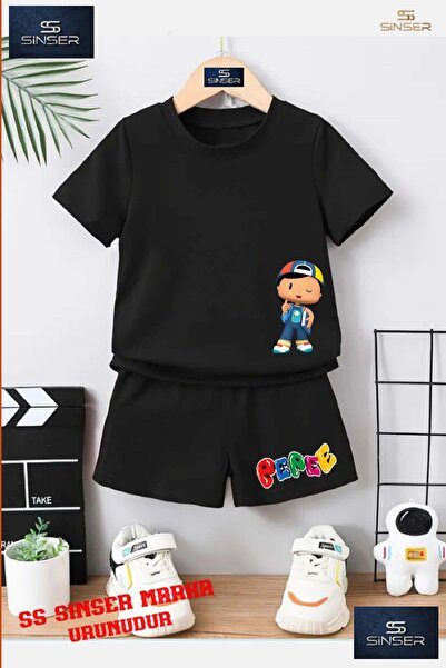 SS SİNSER Παιδικό UNISEX T-Shirt με ειδική στάμπα "PEPEE SCHOOL MARK" με λαιμ...