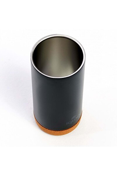 IGLOO Cork Mug 500ml Thermos Mug Cup Flask Black