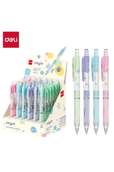 Deli EU600-07 Mechanical Pencil 0.7mm 36pcs–ideal for school & daily writing