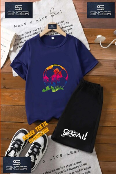 SS SİNSER Tricou cu gât rotund cu imprimeu special „COLORFUL BALL PLAYER” UNI...