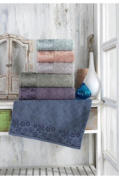 Şıkel 70x140 Banyo Havlusu 6'lı Penye Botanic