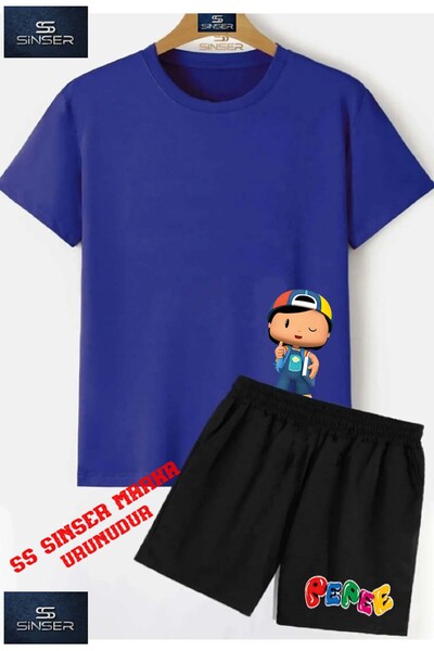 SS SİNSER Παιδικό UNISEX T-Shirt με ειδική στάμπα "PEPEE SCHOOL MARK" με λαιμ...