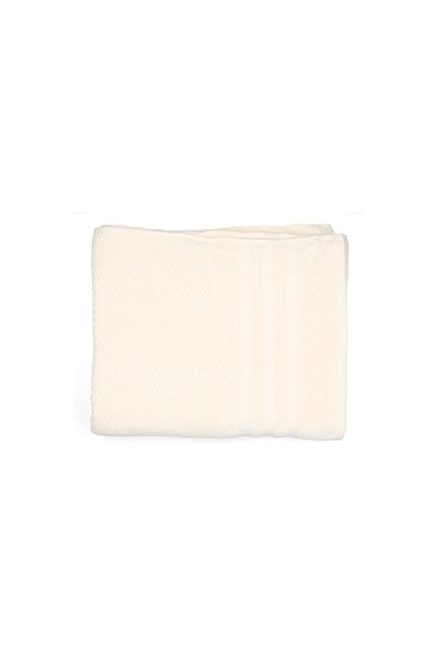 Valentini Soft Highly Absorbent and Quick Drying Beach Towel Ivory 100 x 150cm