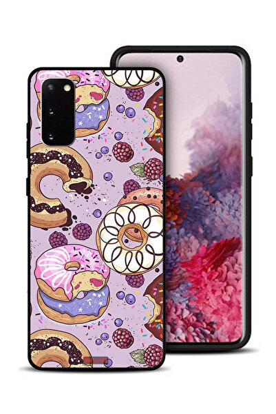 Tolwak غطاء حماية لهاتف سامسونج جالكسي S20 برسومات دونات فنية