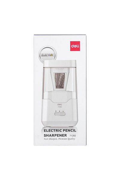 Deli E71202 Electric Pencil Sharpener,3 Grades–ideal for school & office