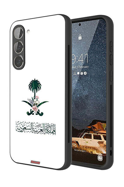 Tolwak غطاء حماية لهاتف سامسونج جالكسي إس 23 بلس 5G، شعار المملكة العربية الس...