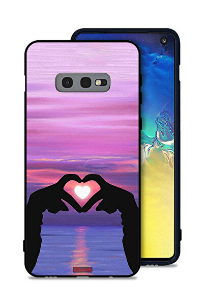 Tolwak غطاء حماية لهاتف Samsung Galaxy S10e بتصميم قلب وقمر