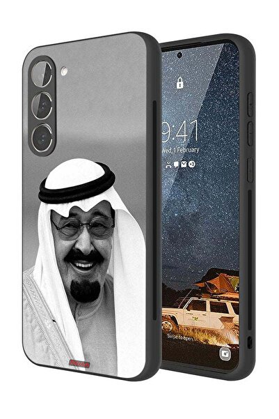 Tolwak غطاء حماية لهاتف سامسونج جالاكسي إس 23 بلس 5G صورة الملك عبد الله مبتسمًا