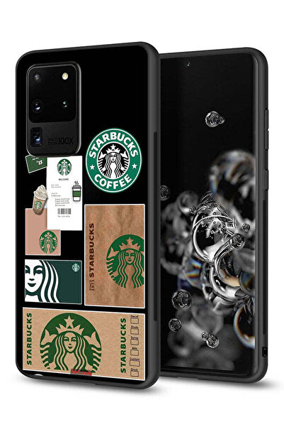 Tolwak غطاء حماية لهاتف سامسونج جالكسي S20 ألترا، ملصق ستاربكس