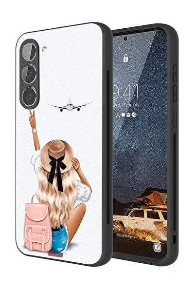 Tolwak غطاء حماية لهاتف سامسونج جالاكسي S23 5G - فتاة تحب السفر