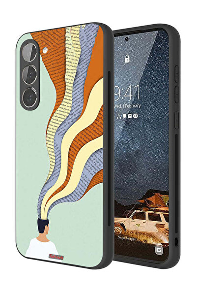 Tolwak غطاء حماية لهاتف Samsung Galaxy S23 Plus 5G بتصميم Data In Mind Art