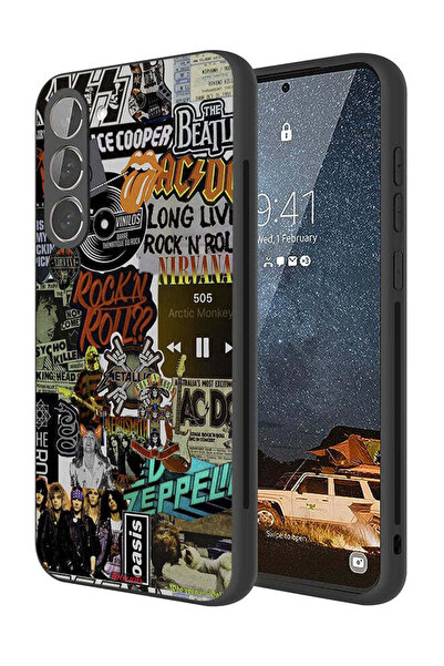 Tolwak غطاء حماية لهاتف سامسونج جالاكسي S23 بلس 5G، تحيا موسيقى الروك آند رول