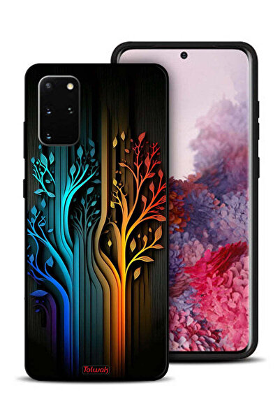 Tolwak غطاء حماية لهاتف سامسونج جالكسي S20 بلس برسومات أوراق الشجر