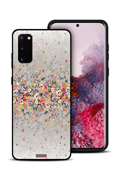 Tolwak غطاء حماية لهاتف سامسونج جالكسي S20 بنقشة زهور صغيرة وفن تجريدي