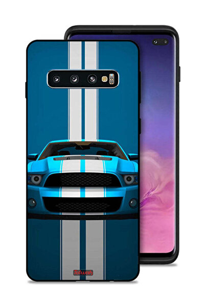 Tolwak Samsung Galaxy S10 Plus Protective Case Cover Car Abstract Art