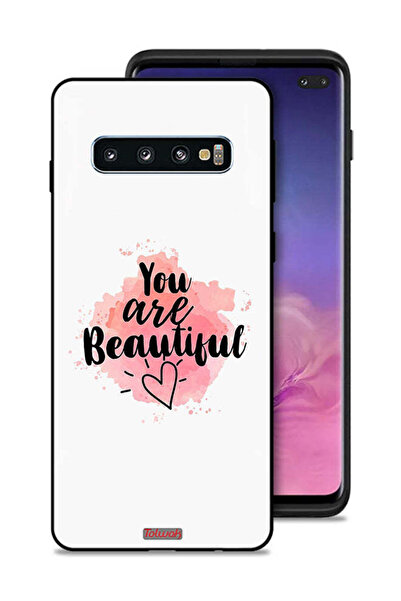 Tolwak غطاء حماية لهاتف سامسونج جالكسي S10 بلس - أنت جميلة