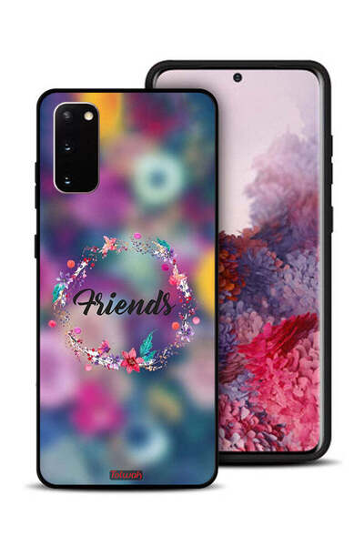 Tolwak غطاء حماية لهاتف سامسونج جالكسي S20 بتصميم خاتم أصدقاء الزهور