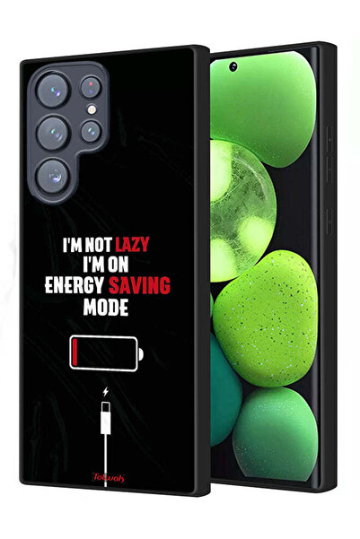 Tolwak غطاء حماية لهاتف سامسونج جالكسي S22 ألترا 5G أنا لست كسولاً، أنا في وض...