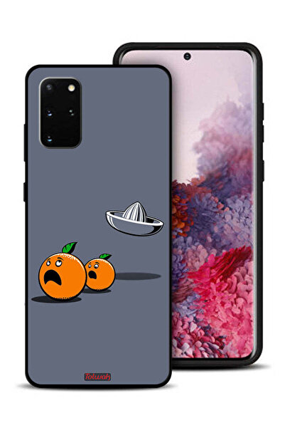 Tolwak غطاء حماية لهاتف سامسونج جالكسي S20 بلس بتصميم فني رقمي بسيط وفكاهي