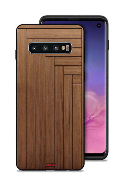 Tolwak غطاء حماية بتصميم باب لهاتف سامسونج جالكسي S10