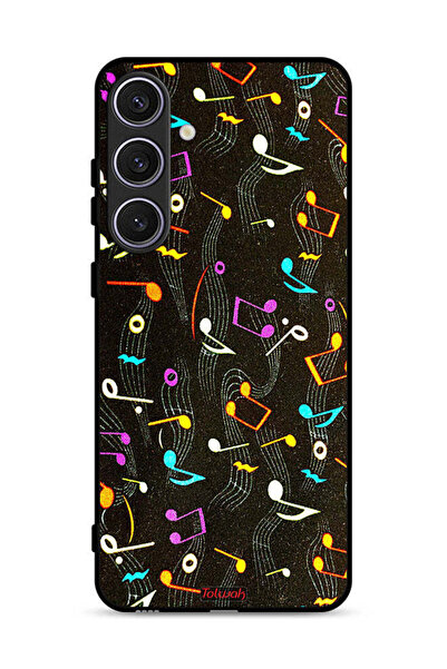 Tolwak غطاء حماية لهاتف سامسونج جالكسي S25 بلس بنمط قماش موسيقي