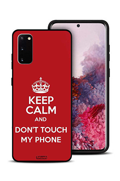 Tolwak Samsung Galaxy S20 Protective Case Cover Keep Calm And Dont Touch My P...