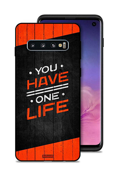 Tolwak غطاء حماية لهاتف Samsung Galaxy S10 - لديك حياة واحدة